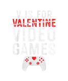 Discover V Is For Video Games Funny Gamer Valentine's Day B