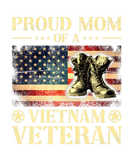 Discover Vintage Proud Mom Vietnam Veteran USA Flag 4Th Of
