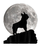 Discover French Bulldog Silhouette Howling In Front Of Moon