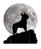 Discover French Bulldog Silhouette Howling In Front Of Moon