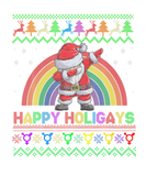 Discover Dabbing Santa Christmas Rainbow LGBT Pride Flag