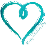 Discover Teal Hand Drawn Heart T