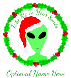 Discover Alien Santa Holly Wreath Geek Christmas Fashion