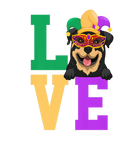 Discover I Love Mardi Gras Rottweiler Dog Matching Family