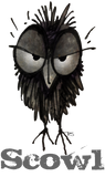 Discover Scowl - Funny Grumpy Owl Saying