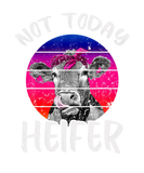 Discover Retro Vintage Not Today Heifer Cow Lover Farming L