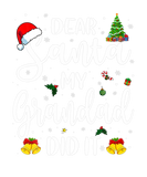 Discover Dear Santa My Grandad Did It Christmas Matching Bo