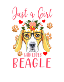 Discover Womens Just A Girl Who Loves Beagle Wo