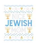 Discover Nice Jewish Mom Ugly Hanukkah Matching Family