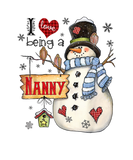 Discover I Love Being A Nona Snowman Funny Family Christmas