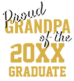 Discover Proud GRANDPA of a 2022 Graduate Golden Black