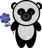 Discover Peace Flower Panda