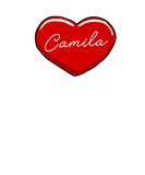 Discover Hand Drawn Heart Camila - First Name Hearts I Love