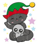 Discover Cat Kawaii Pastel Goth Nu Cute Skull Elf Neko Kitt