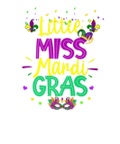 Discover Kids Little Miss Mardi Gras Funny Mardi Gras 2022