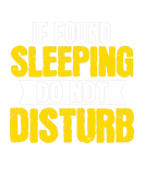 Discover if found sleeping do not disturb