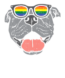 Discover Pitbull Dog LGBTQ Rainbow Flag Gay Pride Ally Dog
