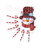 Discover Nona Snowman Candy Cane Christmas Red Plaid Hat