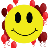 Discover Grin Face with Red Balloons