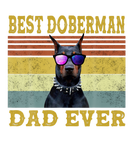 Discover Cool Retro Vintage Best Doberman Dad Ever Dog Love