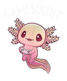 Discover Gamesolotl Gamer Axolotl Playing Video Games Gift