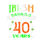 Discover 40 Years Old Irish Birthday Gifts Ireland Flag Pat