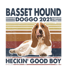 Discover Basset Hound Doggo 2021 Heckin Good Boy Vintage