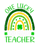 Discover One Lucky 3Rd Grade Teacher St Patrick's Day Rainb