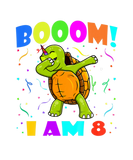 Discover Kids Dabbing Turtlecorn Booom! I Am 8 Boy Girl 8Th