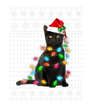 Discover Black Cat Christmas Light Cat Lover Ugly Christmas