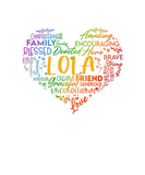 Discover Womens Proud LGBT Lola Rainbow Heart - Grandma Gif