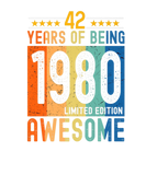 Discover 1980 Limited Edition 42 Years Of Being Awesome