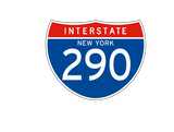 Discover Interstate Sign 290 - New York