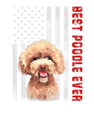 Discover Vintage Best Poodle Ever American Flag Gift