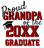 Discover Proud GRANDPA of a 2022 Graduate Red White