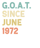 Discover 50Th Birthday 50 Years Old GOAT Since June 1972