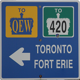 Discover Toronto, Fort Erie Canada Road Sign Polo