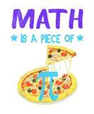 Discover Pi Day 3.14 Math Is A Piece Of Pizza Funny Design