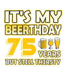 Discover 75Th Birthday - Beerthday 75 Years Old Funny Beer