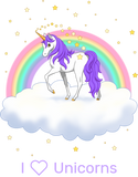 Discover Pretty Purple Sweet Dreams Rainbow Unicorn