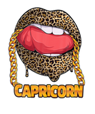 Discover Capricorn Girl Juicy Lips Leopard Print Astrology