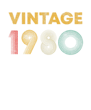 Discover Vintage 1980 40 Years Old Born In 1980 40Th Birthd