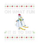 Discover Oh What Fun It Is To Ski Snowman Ugly Christmas Ho