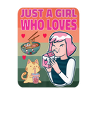 Discover Just A Girl Who Loves Anime Ramen Strawberry Milk