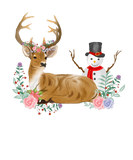 Discover Merry Christmas Deer with Flower Happy Christmas