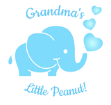 Discover Grandma's Little Peanut in Baby Blue