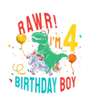 Discover Kids Rawr Im 4 Dinosaur T Rex 4Th Birthday Unicorn