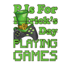 Discover P Is For Playing Games Funny Shamrock St Patrick's