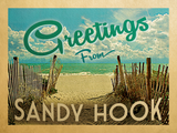 Discover Sandy Hook Beach Vintage Travel