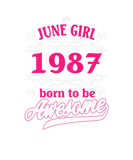Discover Womens Birthday Vintage Apparel June 1987 Born To